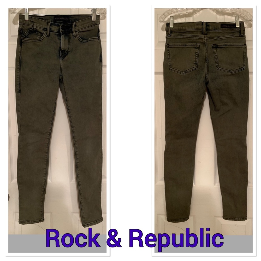 Rock & Republic Skinny stretch SZ  2 grey